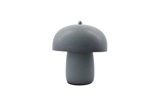 Moss grey stoneware table lamp Clipped