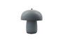 Miniature Moss grey stoneware table lamp Clipped