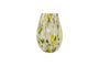 Miniature Mote yellow glass vase Clipped