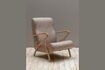 Miniature Mozet light oak armchair 1