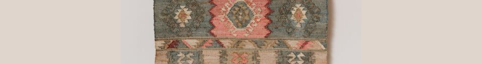 Material Details Multicolored cotton carpet 120x180 Patchwork