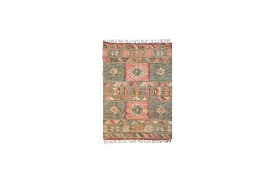 Multicolored cotton rug 160x230 Patchwork Chehoma