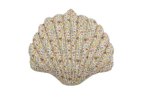 Multicolored fabric cushion Fro Clipped