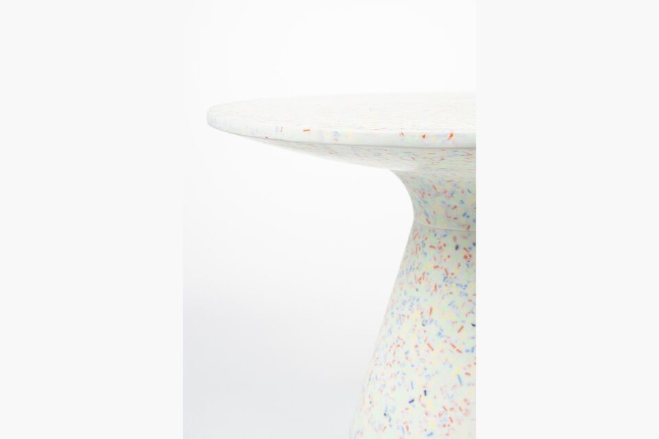 Multicoloured terrazzo coffee table Victoria - 7