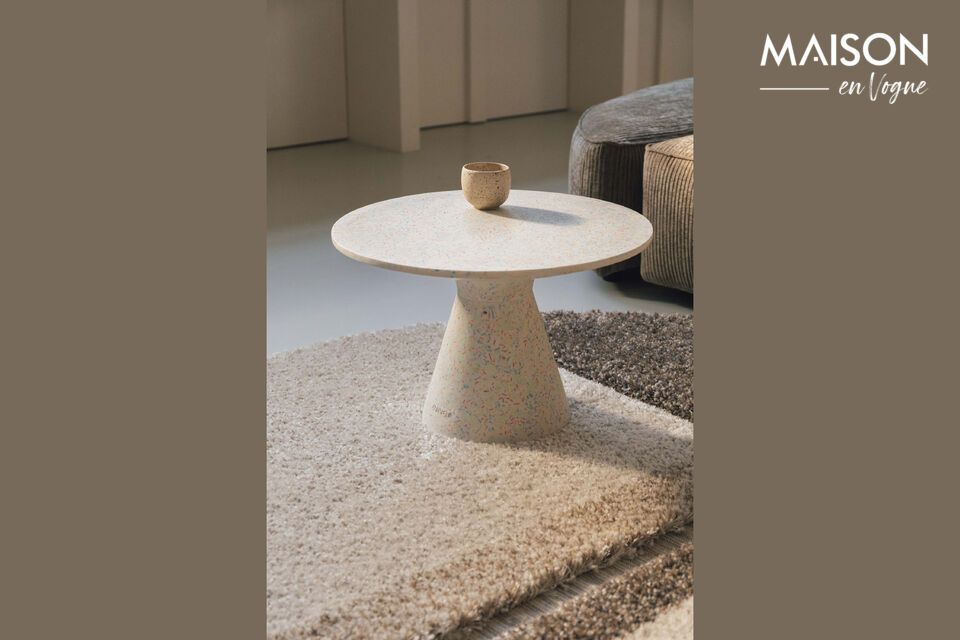 Multicoloured terrazzo coffee table Victoria - 1