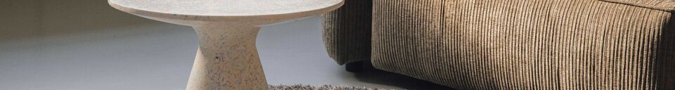 Material Details Multicoloured terrazzo coffee table Victoria