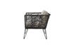 Miniature Mundo black metal lounge chair 5