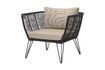 Miniature Mundo black metal lounge chair 6