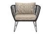 Miniature Mundo black metal lounge chair 7