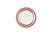 Miniature Mykonos dark orange porcelain dinner plate 9