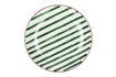 Miniature Mykonos green porcelain dessert plate 4