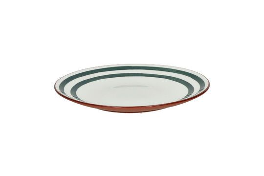 Mykonos green porcelain dinner plate Clipped