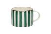 Miniature Mykonos green porcelain mug 1