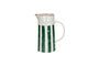 Miniature Mykonos green porcelain pitcher Clipped