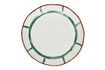 Miniature Mykonos green porcelain soup plate 7