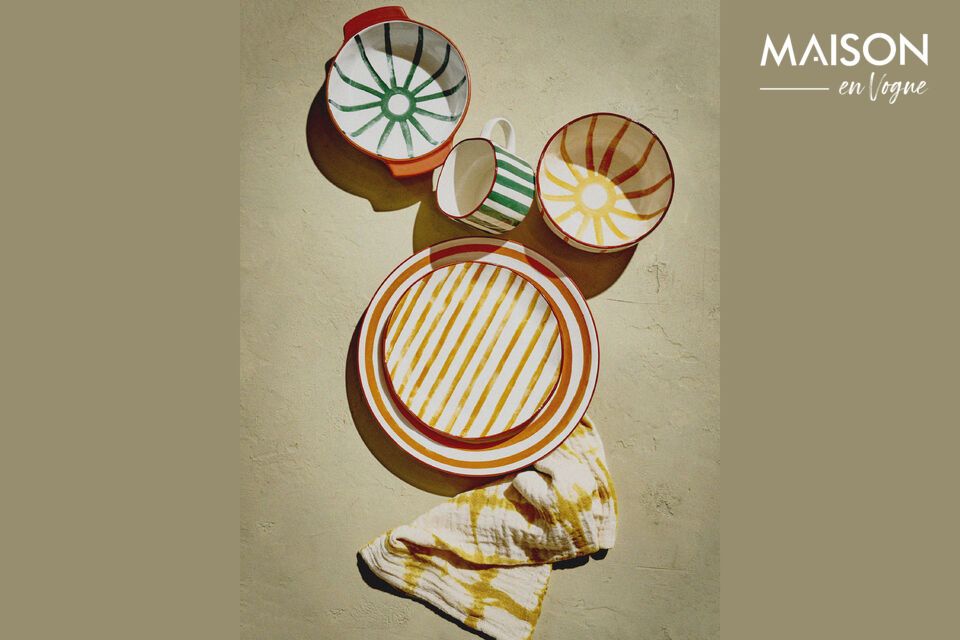 Cook and serve in style with the Mykonos dish.