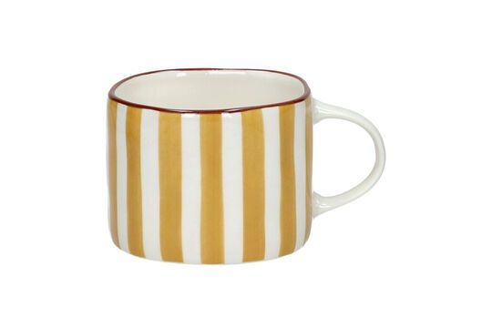 Mykonos yellow porcelain mug Clipped