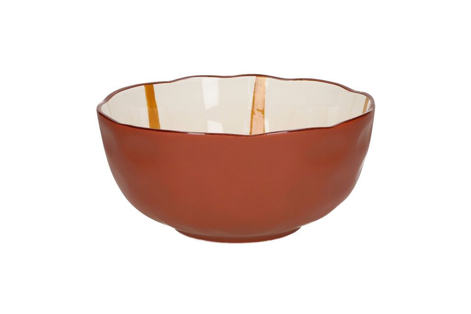 Liven up your meals with our bright yellow salad bowl.