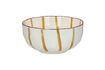 Miniature Mykonos yellow porcelain soup bowl 1