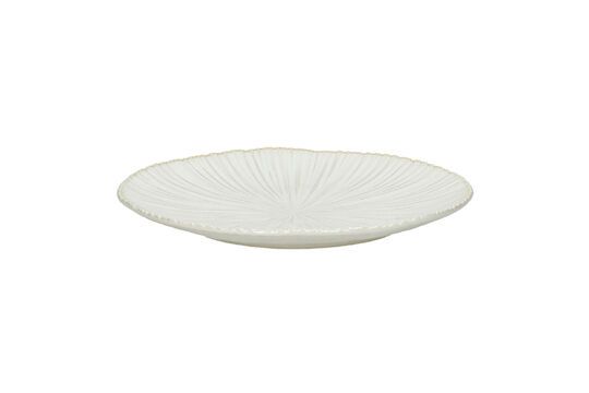 Mysa white porcelain dessert plate Clipped