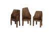 Miniature Naga brown wooden chair 2