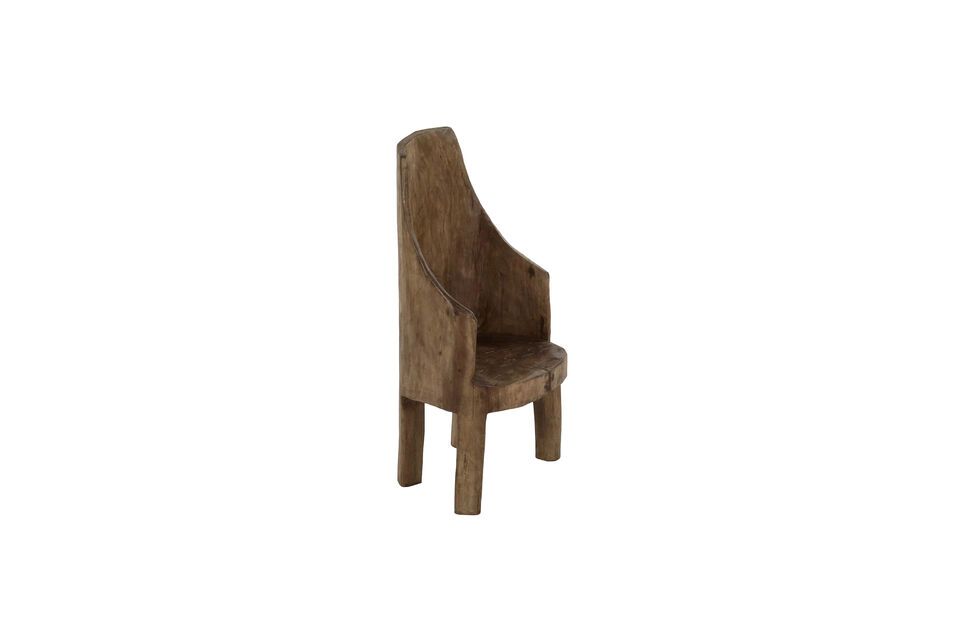 Naga brown wooden chair - 4