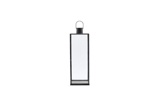 Narrow black metal lantern Clipped