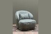 Miniature Nasrine green fabric armchair 1