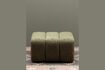 Miniature Nasrine green fabric pouffe 2