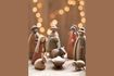 Miniature Nativity figurine in multicolored resin 4