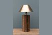 Miniature Natuka dark wood table lamp 1