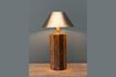 Miniature Natuka dark wood table lamp 2