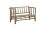 Miniature Natural bamboo sofa Mini Clipped