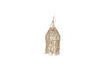 Miniature Natural raffia hanging lamp Thora 1