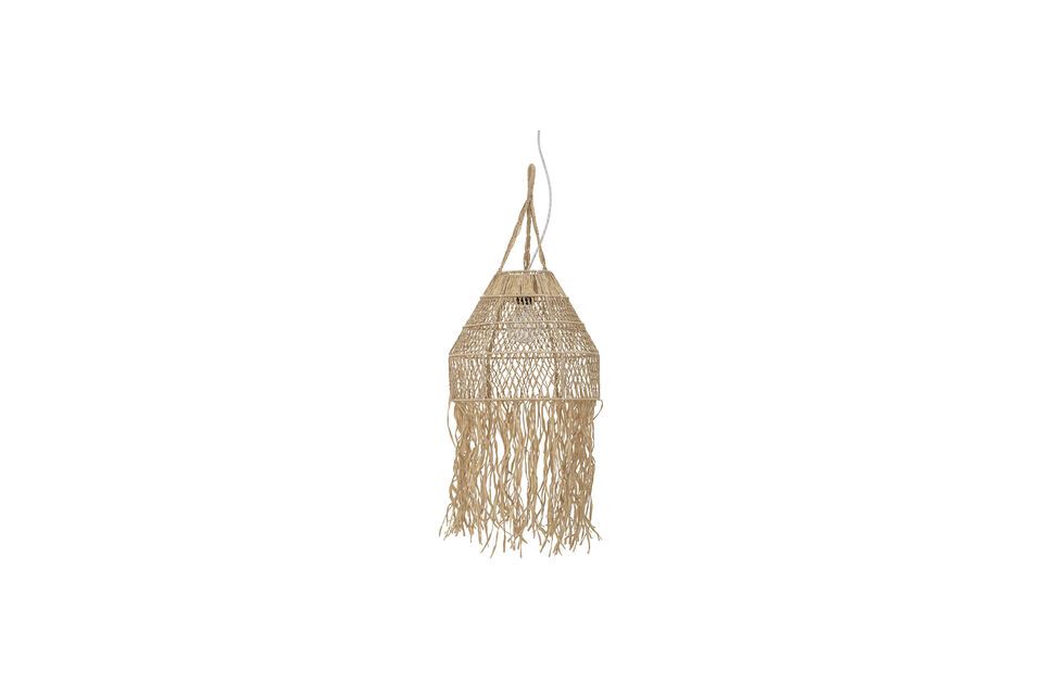 Natural raffia hanging lamp Thora Bloomingville