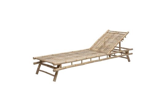 Natural Sole bamboo chaise longue Clipped