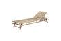 Miniature Natural Sole bamboo chaise longue Clipped