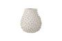 Miniature Natural stoneware vase H25 Spikey Clipped