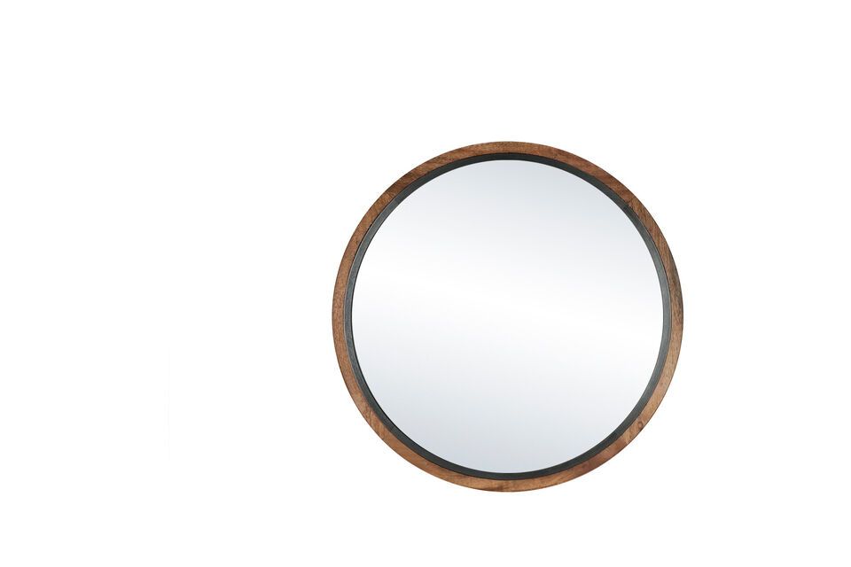 Natural wood mirror Gramm 50x4,5 cm Pomax