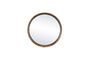 Miniature Natural wood mirror Gramm 70x4,5 cm Clipped