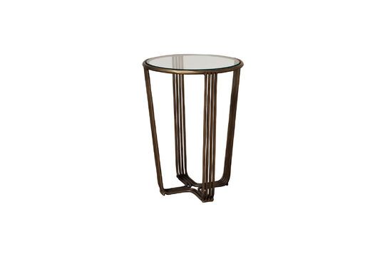 New copper metal side table Clipped