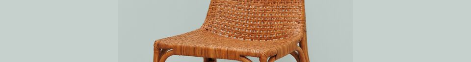 Material Details Newlake brown rattan chair