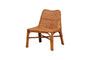 Miniature Newlake brown rattan chair Clipped