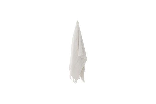 Niccoline white cotton throw Clipped