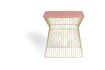 Miniature No Offence pink iron side table 4