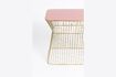 Miniature No Offence pink iron side table 5