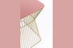 Miniature No Offence pink iron side table 7