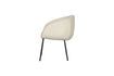 Miniature Noelle white polyester curly chair 3