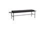 Miniature Norm black fabric bench Clipped