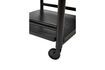 Miniature Norm black oak wood cart 7